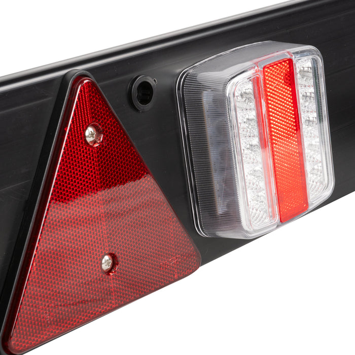 TOW BAR 1100X140MM WITH 2 LED TAILLIGHTS