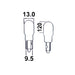 LOTE 10 UNIDADES LÁMPARA-OBN-WEDGE-10W-12V-T13
