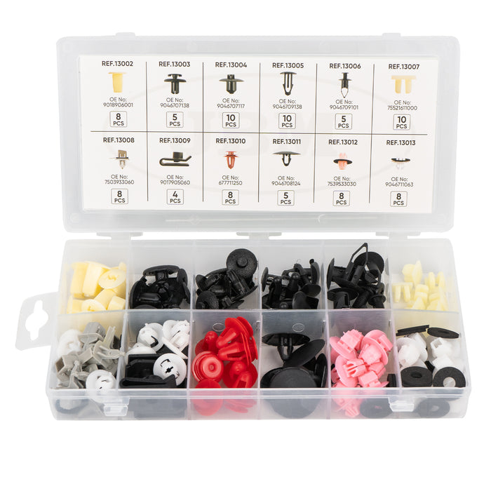 ESTUCHE DE CLIPS PLÁSTICOS TOYOTA/LEXUS 89PCS