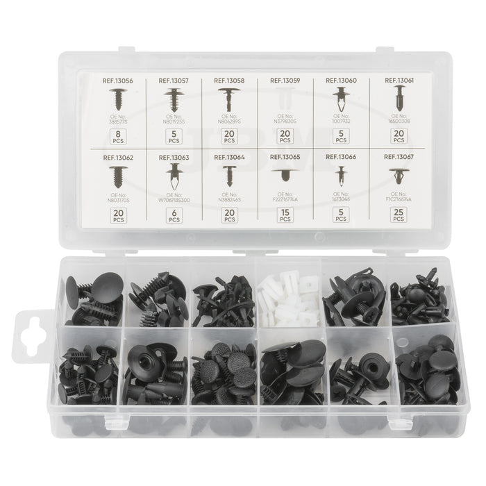 169-PIECE FORD PLASTIC CLIP CASE