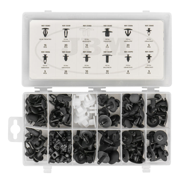 NISSAN PLASTIC CLIP ASSORTMENT 139PCS