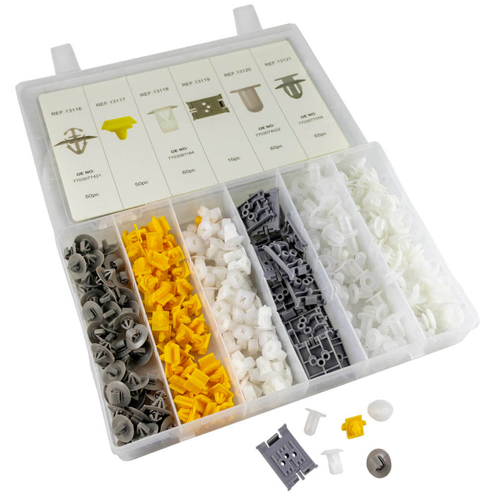 RENAULT PLASTIC CLIP CASE 300PCS
