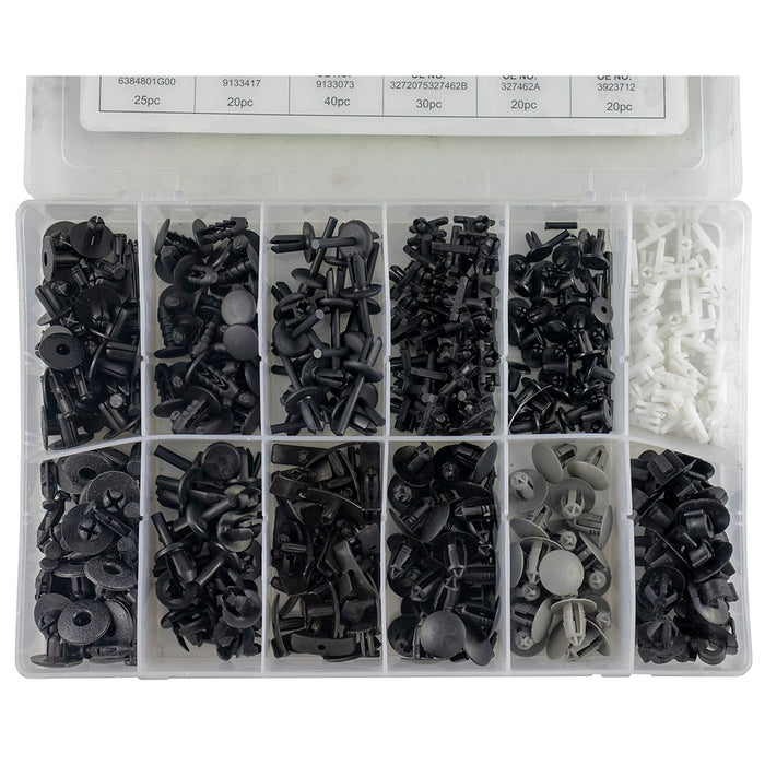 ESTUCHE DE CLIPS PLÁSTICOS VOLVO 350PCS