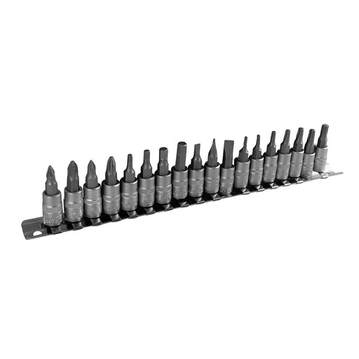 JUEGO DE VASOS PUNTAS 1/4" 18 PCS