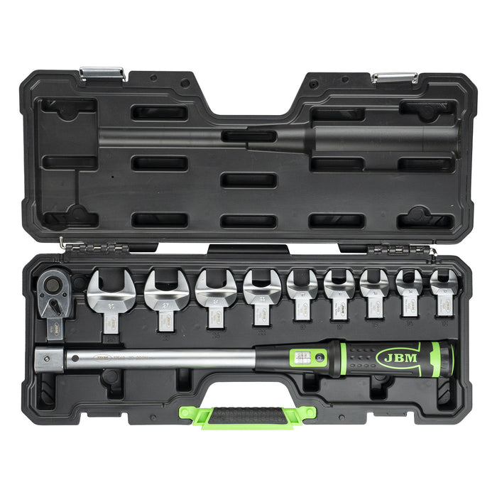 LLAVE DINAMOMÉTRICA DE 1/2" CON 40-200 NM Y CABEZALES INTERCAMBIABLES