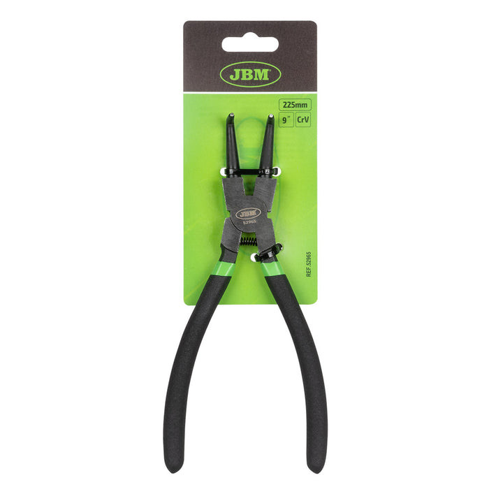 ALICATE SEEGER PARA INTERIORES CON BOCA CURVA 9" (225MM)