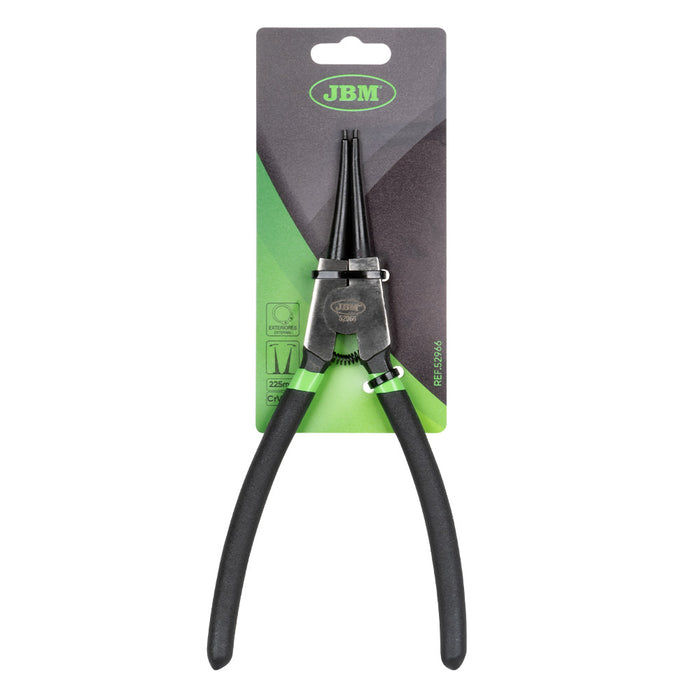 ALICATE SEEGER PARA EXTERIORES CON BOCA RECTA 9" (225MM)