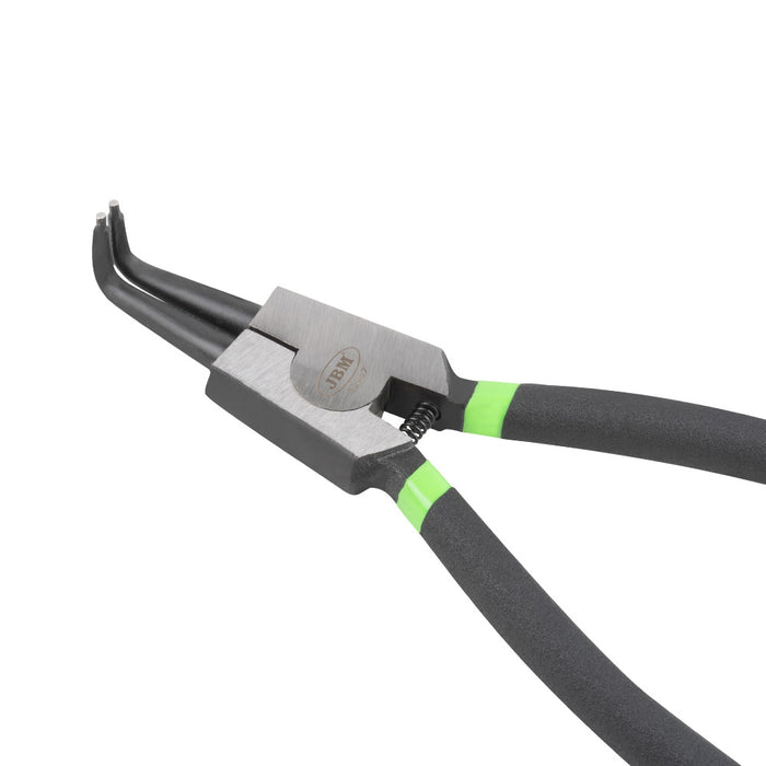 ALICATE SEEGER PARA EXTERIORES CON BOCA CURVA 9" (225MM)