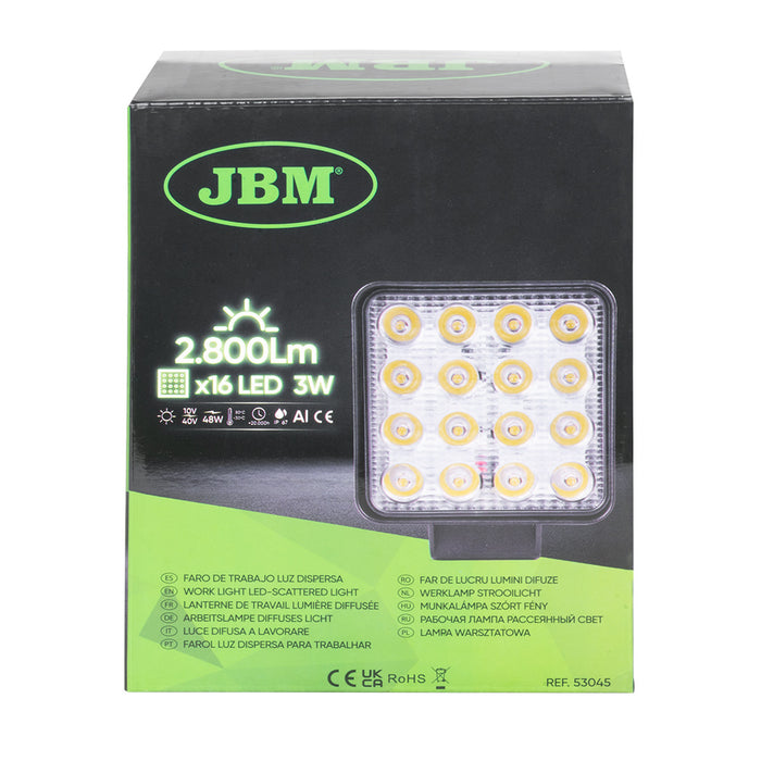 FARO LED DE 2800LM - CUADRADO