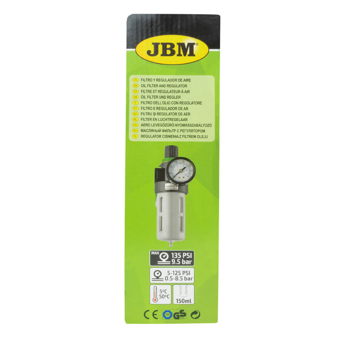 3/8" AIR FILTER AND REGULATOR