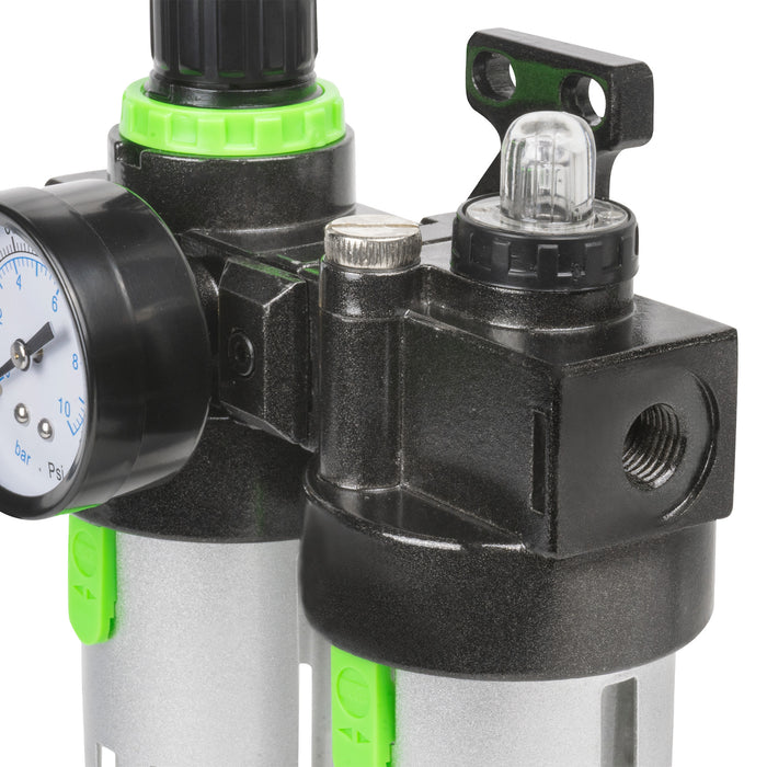 FILTRO, REGULADOR DE AIRE Y LUBRICADOR 1/4"