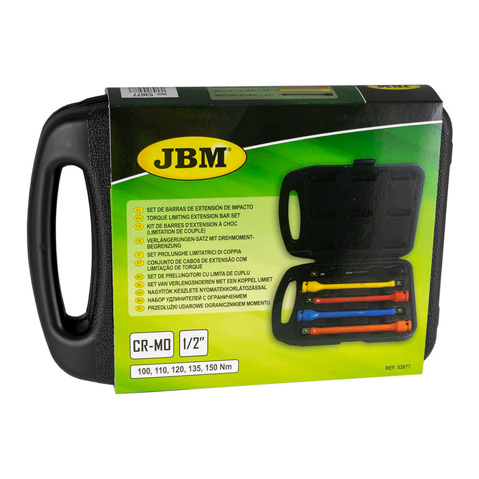 SET DE BARRAS DE EXTENSIÓN DE IMPACTO CON LIMITADOR DE TORQUE