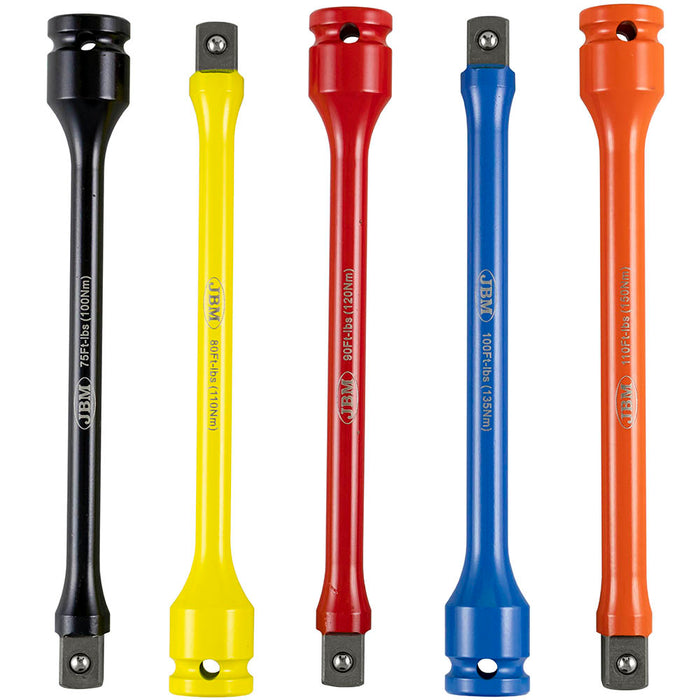 SET DE BARRAS DE EXTENSIÓN DE IMPACTO CON LIMITADOR DE TORQUE