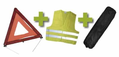 KIT EMERGENCIA BOLSA NEGRA RIBETE+T