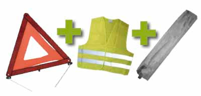 KIT EMERGENCIA BOLSA MINI GRIS +TRI