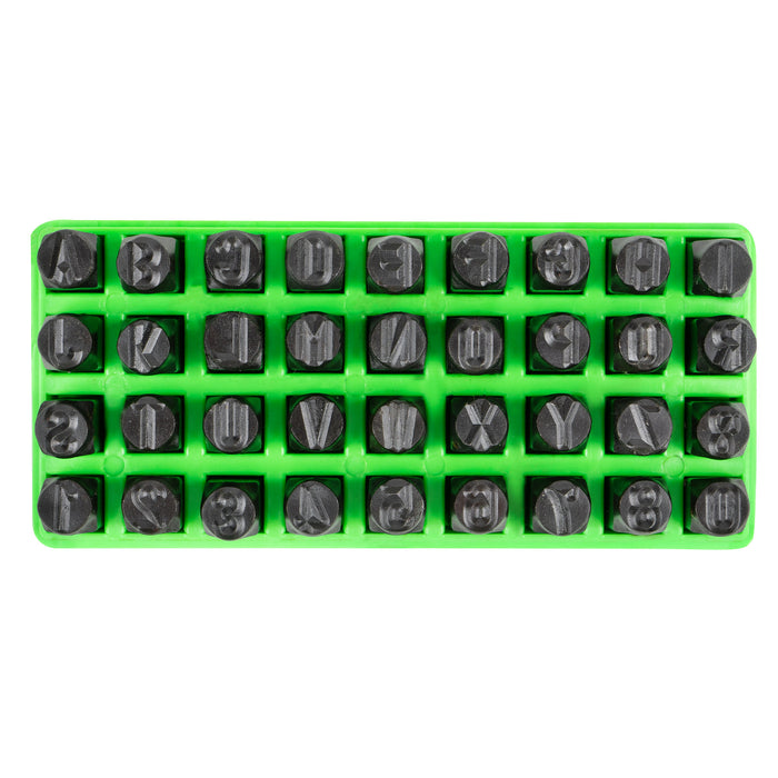 CONJUNTO DE MATRICES LETRAS Y NÚMEROS 8MM