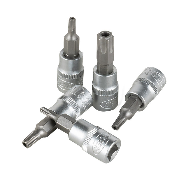 JUEGO DE 7 PUNTAS TORX INVIOLABLE 1/4"
