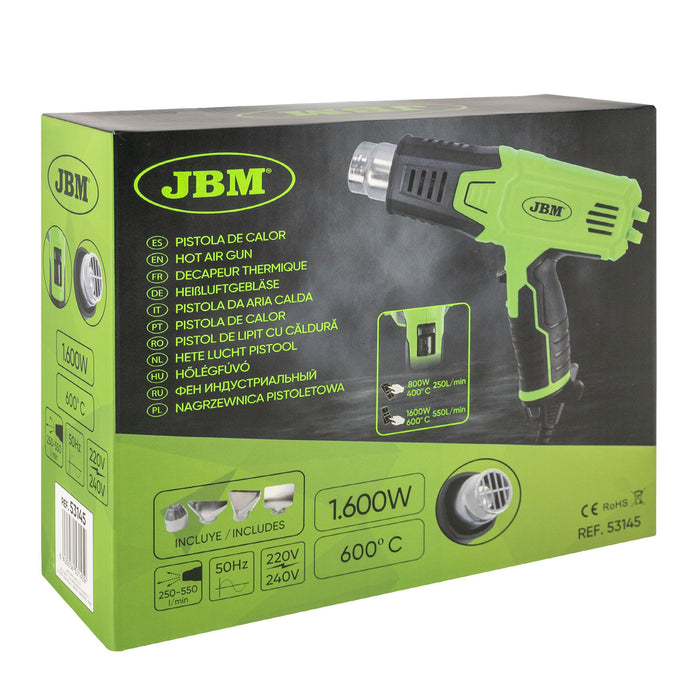 PISTOLA DE CALOR - 1600W