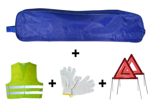 KIT EMERGENCIA BOLSA AZUL RIBETE+2T