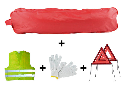 KIT EMERGENCIA BOLSA ROJA RIBETE+2T