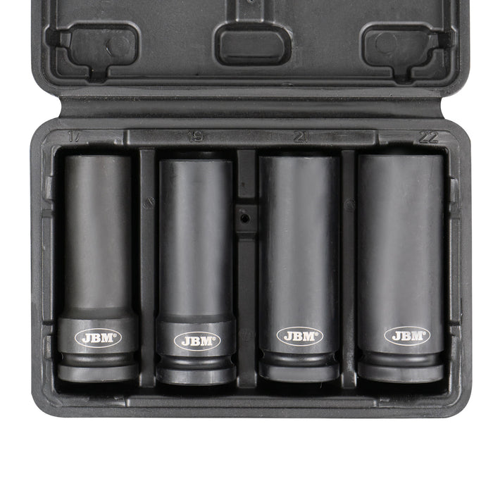 SET DE 4 VASOS DE IMPACTO PARA TORNILLOS DE SEGURIDAD