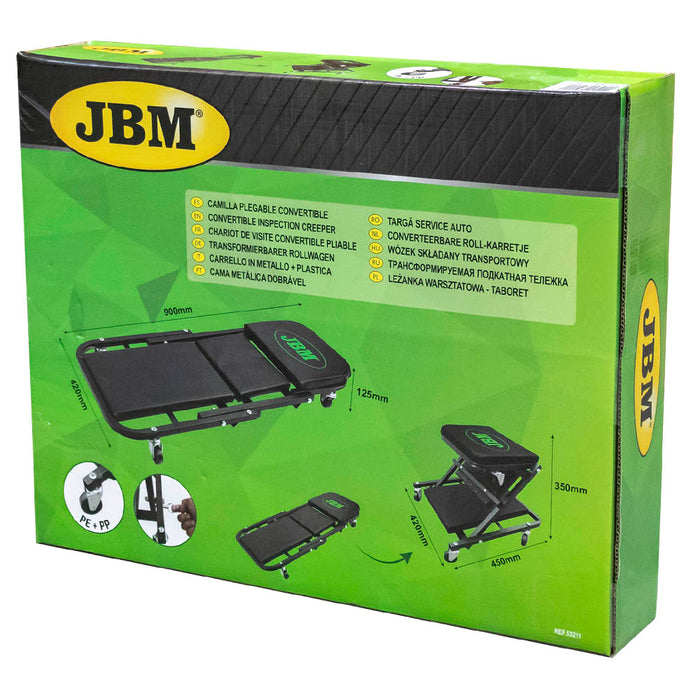 SUPER OFERTA TALLER CARRO DE HERRAMIENTAS + PISTOLA DE IMPACTO BATERIA + GATO + JUEGO DE CABALLETES + CAMILLA PLEGABLE