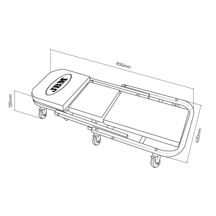 CONVERTIBLE FOLDING COT