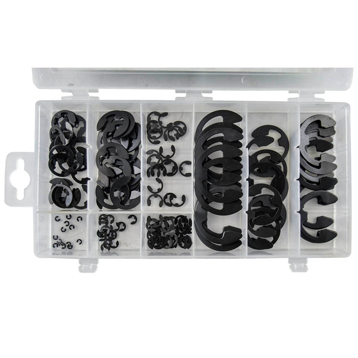 ESTUCHE DE CIRCLIPS TIPO E 150PCS
