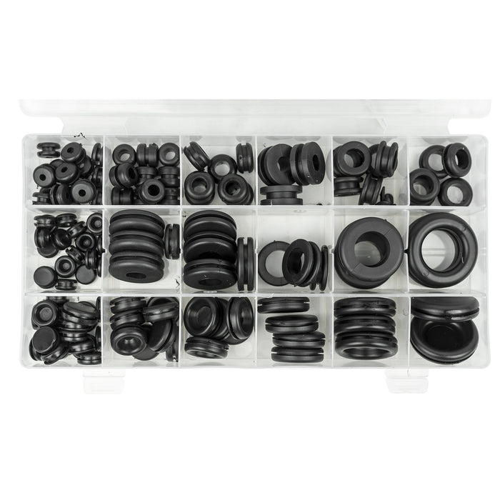 125PC RUBBER GROMMET ASSORTMENT KIT
