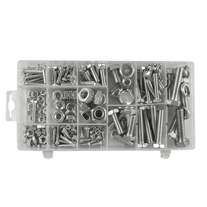 SCREW AND NUT ASSORTMENT CASE 240PCS