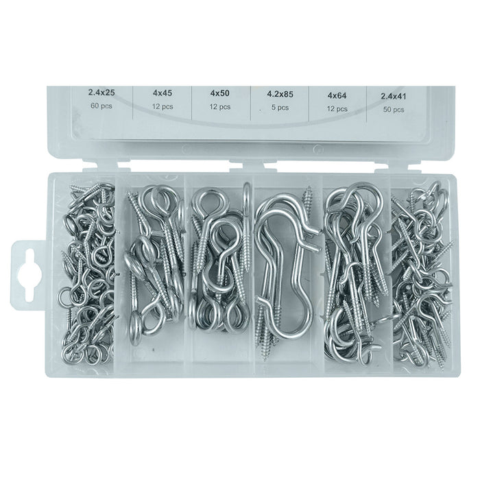 151PC CUP HOOK ASSORTMENT CASE