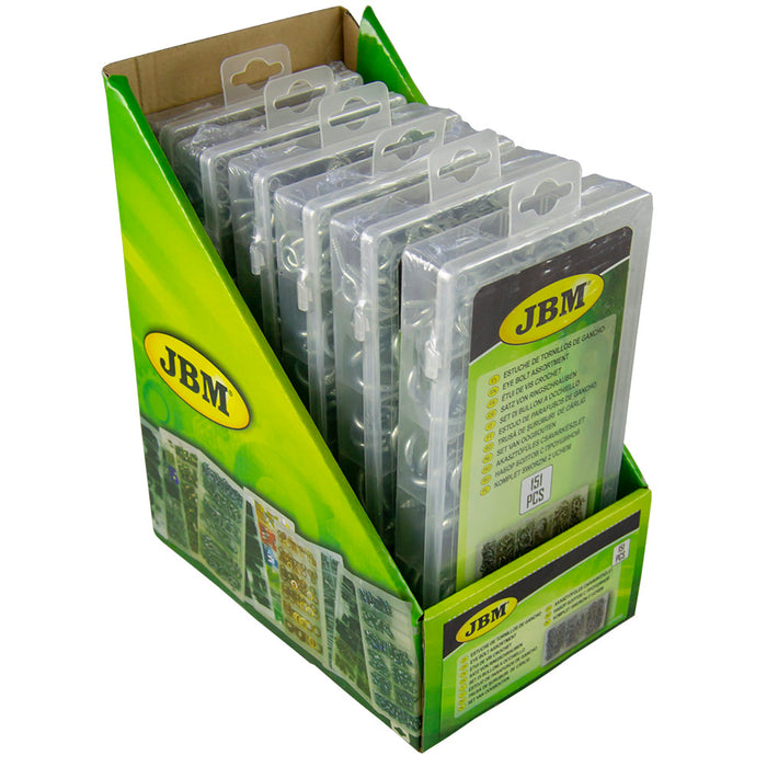 151PC CUP HOOK ASSORTMENT CASE