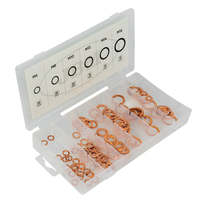 ESTUCHE DE ARANDELAS DE COBRE 110PCS