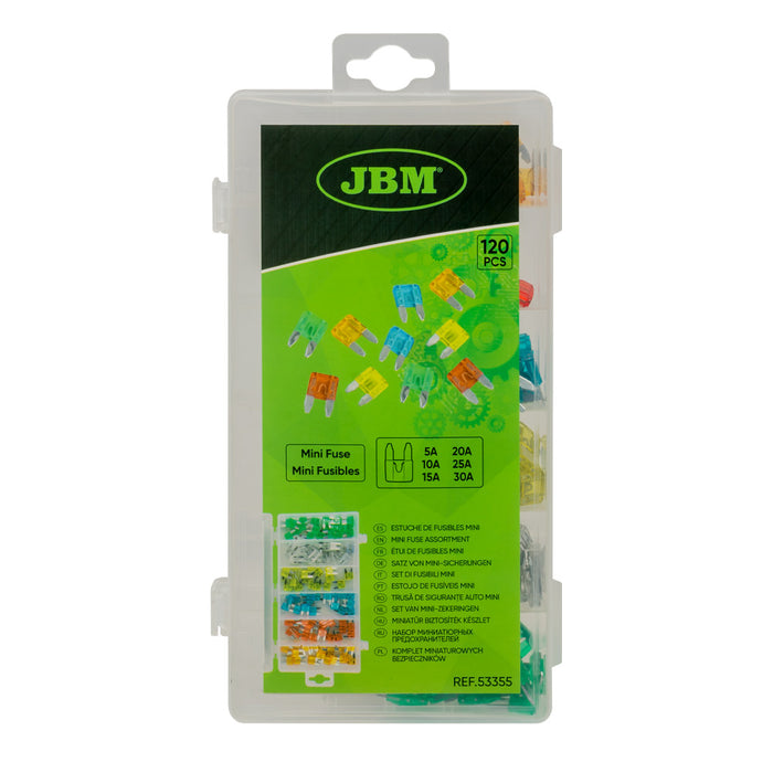 ESTUCHE DE MINI FUSIBLES 120PCS