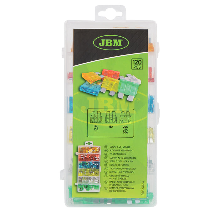 ESTUCHE DE FUSIBLES 120PCS