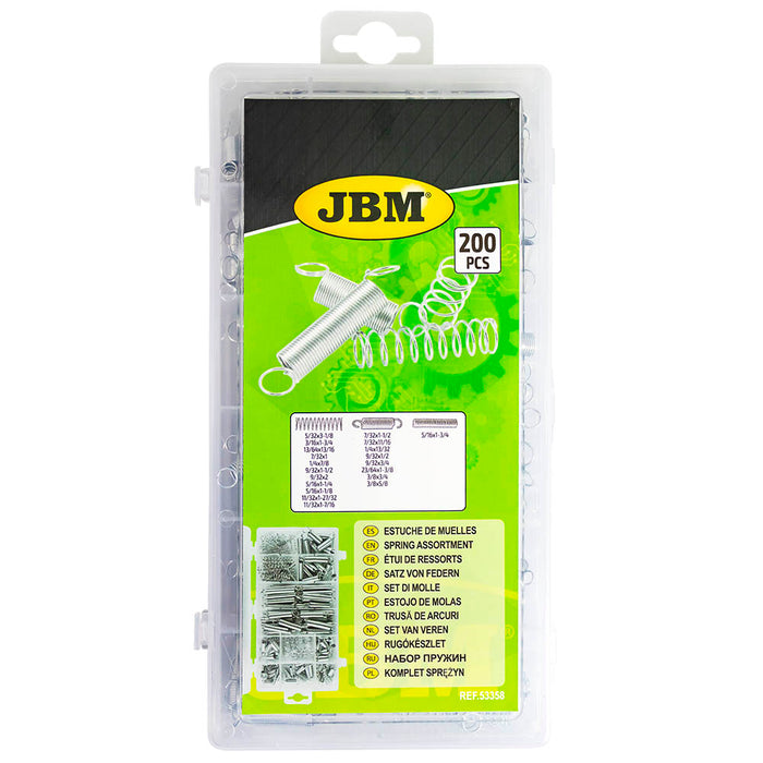 ESTUCHE DE MUELLES 200PCS
