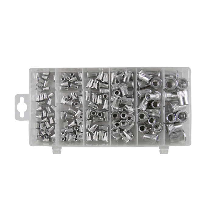 150-PIECE ALUMINUM RIVET NUT KIT