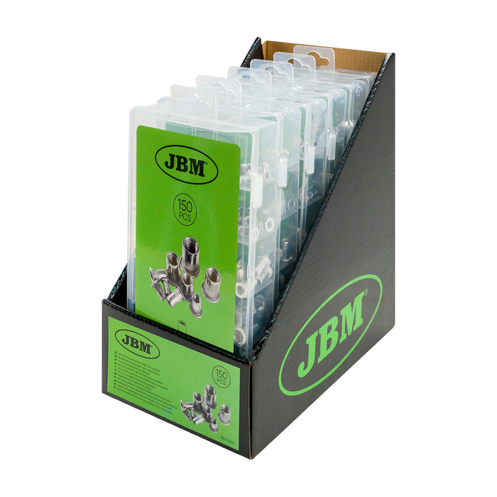 150-PIECE ALUMINUM RIVET NUT KIT