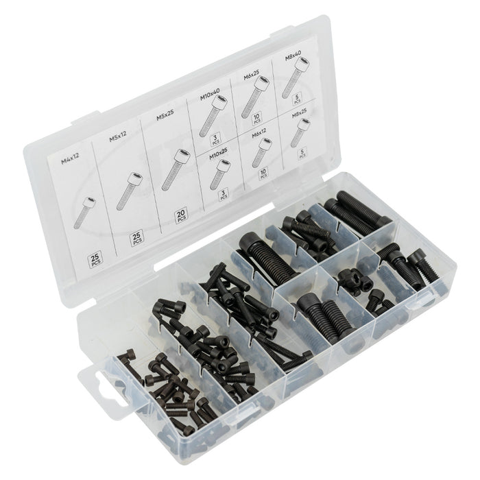 ESTUCHE DE TORNILLOS ALLEN 106PCS