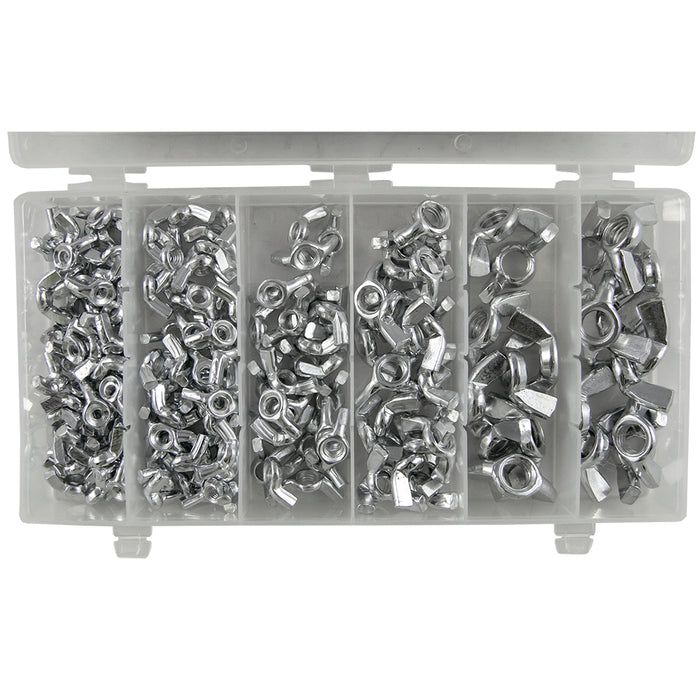 ESTUCHE DE TUERCAS MARIPOSA 150PCS