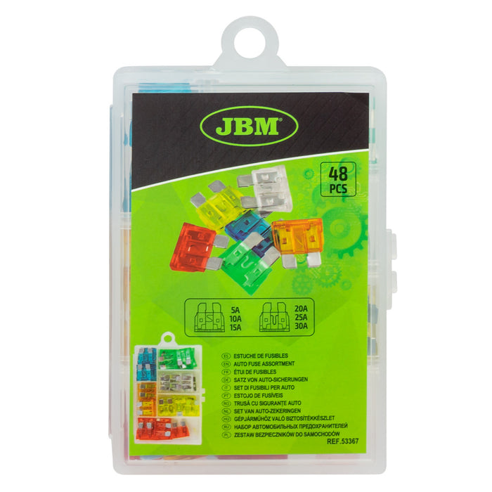 ESTUCHE DE FUSIBLES 48PCS