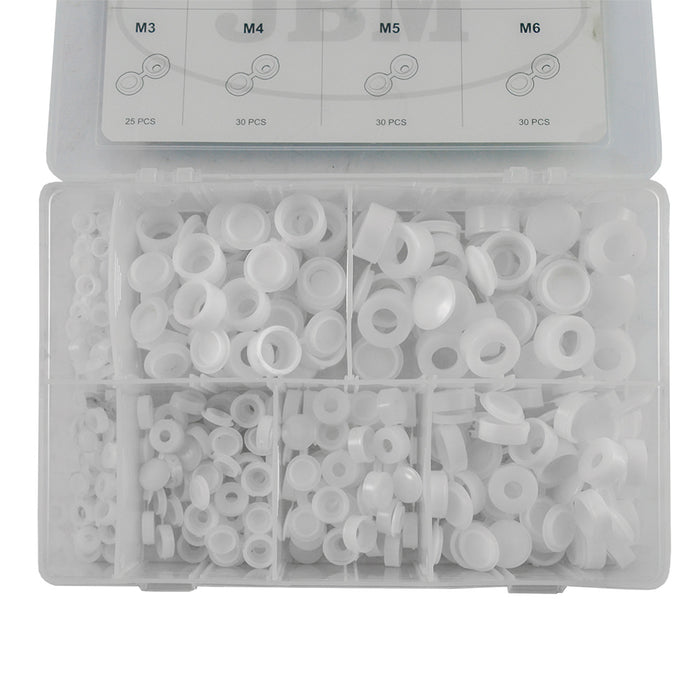 180PCS RUBBER GROMMET ASSORTMENT KIT