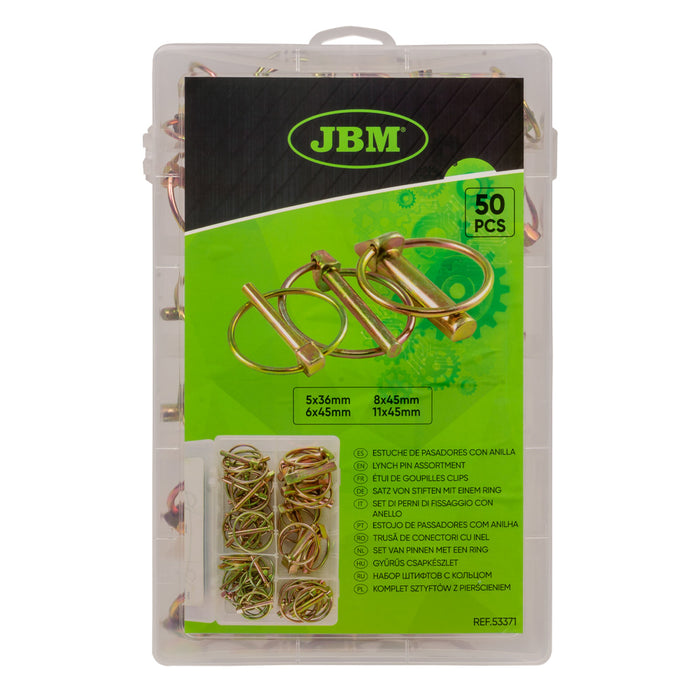 ESTUCHE DE PASADORES CON ANILLA 50PCS