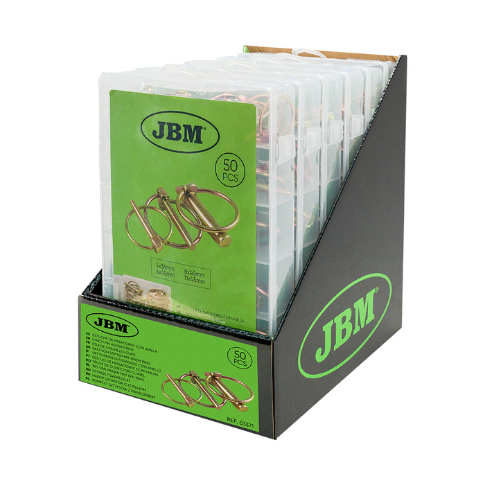 COFFRET DE GOUPILLES À ANNEAU 50 PCS