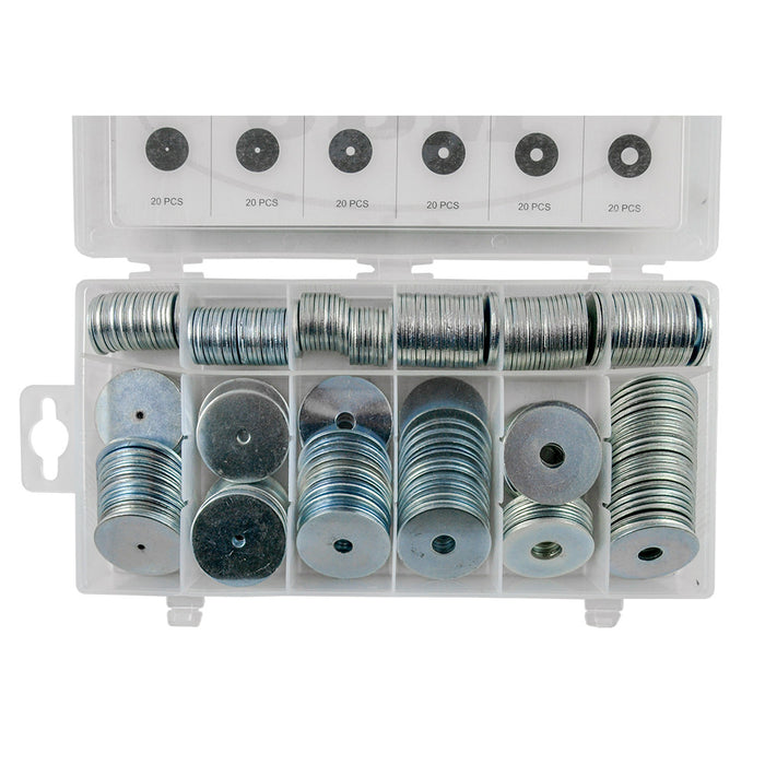 240PCS OVERSIZE IRON WASHER ASSORTMENT CASE