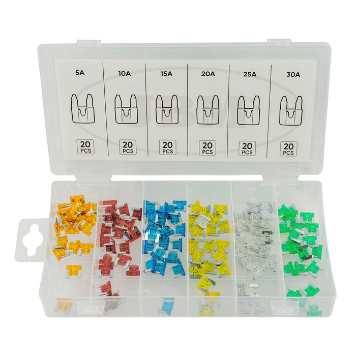 120PC MINI FUSE ASSORTMENT CASE