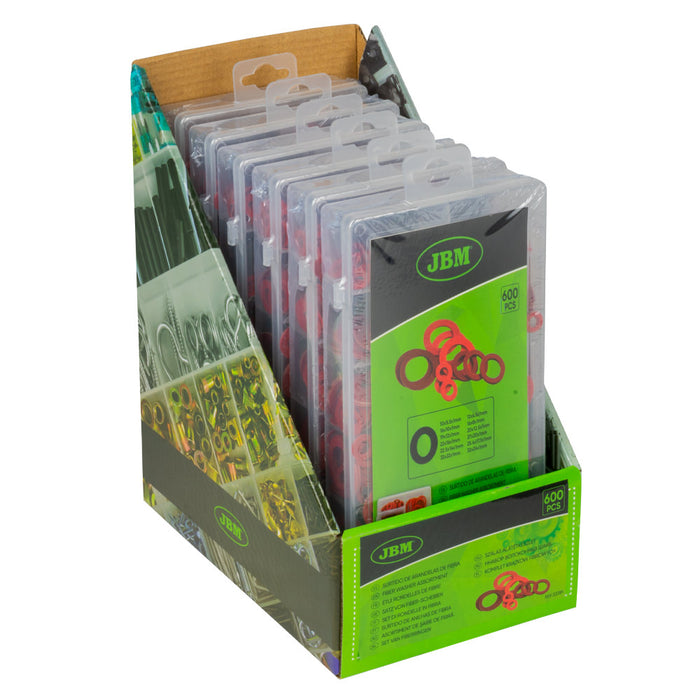 600PC FIBER WASHER ASSORTMENT