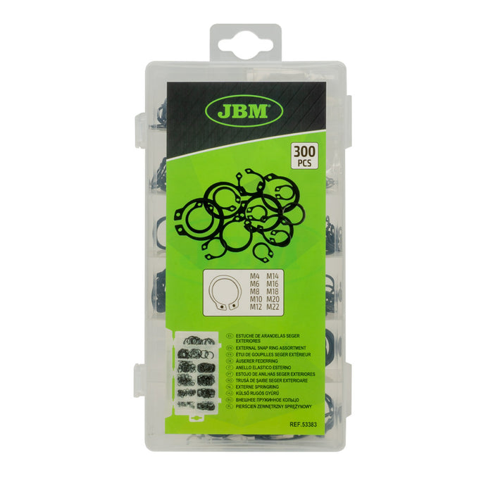 ESTUCHE DE ARANDELAS EXTERIORES 300PCS