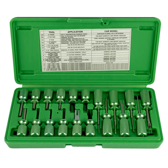 19-PIECE TERMINAL RELEASE TOOL SET