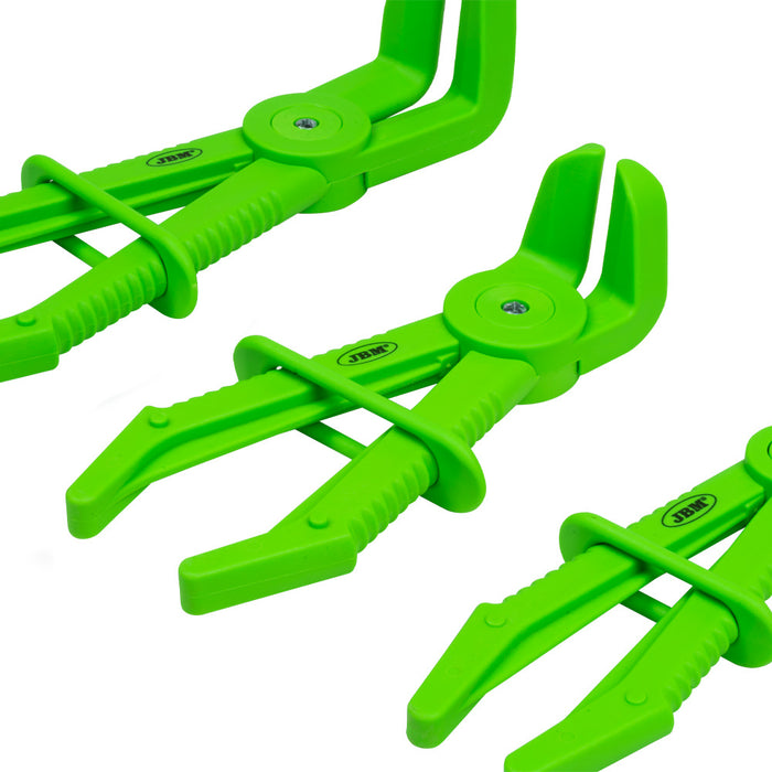 JUEGO DE TRES PINZAS PARA MANGUERAS FLEXIBLES